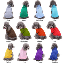 Load image into Gallery viewer, Turtleneck Dog Sweater Display