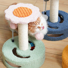 Load image into Gallery viewer, HiFuzzyPet Cute Sunflower Cat Tree for Scratching Climbing & Sleeping