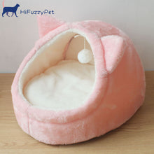 Load image into Gallery viewer, HiFuzzyPet Pet House Bed with Removable Cushion