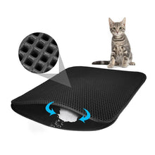 Load image into Gallery viewer, HiFuzzyPet Cat Litter Mat Waterproof Double-Layer Foldable
