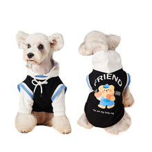 Load image into Gallery viewer, HiFuzzyPet Stitching Dog Hoodie Fake Two Pieces