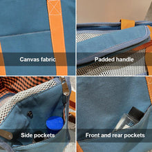Load image into Gallery viewer, HiFuzzyPet Canvas Cat Carrier Bags with Pocket, Pet Carrier Purse