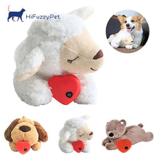 Load image into Gallery viewer, HiFuzzyPet Heartbeat Pet Plush Toy for Separation Anxiety