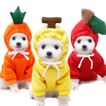 Load image into Gallery viewer, HiFuzzyPet Cat&Dogs Hooded Sweatshirt Fruit Warm