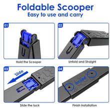 Load image into Gallery viewer, HiFuzzyPet Folding Dog Pooper Scooper With Long Handle