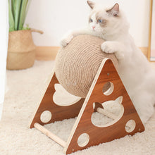 Load image into Gallery viewer, HiFuzzyPet Natural Sisal Rope Cat Scratching Ball Toy