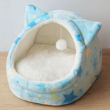 Load image into Gallery viewer, HiFuzzyPet Pet House Bed with Removable Cushion