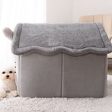 Load image into Gallery viewer, HiFuzzyPet Comfy Indoor Cat House with Removable Washable Cushion