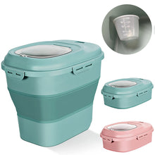 Load image into Gallery viewer, HiFuzzyPet Expandable Large Dog Food Storage Container