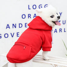 Load image into Gallery viewer, HiFuzzyPet Solid Color Dog Hoodies with Pocket
