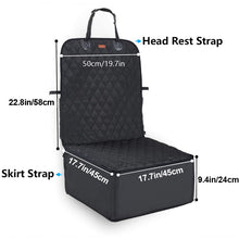 Load image into Gallery viewer, HiFuzzyPet 2 in 1 Dog Car Seat Front Seat Cover