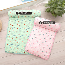 Load image into Gallery viewer, HiFuzzyPet Washable Cooling Dog Bed with Pillow
