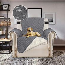 Load image into Gallery viewer, HiFuzzyPet Water Resistant Reversible Pet Couch Cover, Furniture Protector