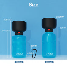 Load image into Gallery viewer, HiFuzzyPet Foldable 2 in 1 Dog Water Bottle and Bowl