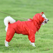 Load image into Gallery viewer, HiFuzzyPet Lightweight Dog Raincoat with Detachable Hat