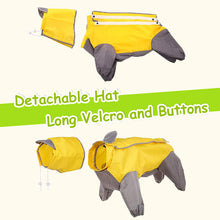 Load image into Gallery viewer, HiFuzzyPet Lightweight Dog Raincoat with Detachable Hat
