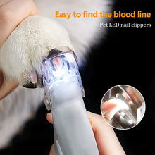 Load image into Gallery viewer, HiFuzzyPet Professional LED Dog Nail Clippers Scissors