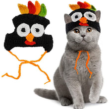 Load image into Gallery viewer, black halloween dog hat with holes
