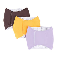 Load image into Gallery viewer, HiFuzzyPet Washable Male Dog Belly Band, 3-Pack