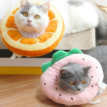 Load image into Gallery viewer, HiFuzzyPet Fruit Shaped Cat Cone Collar After Surgery