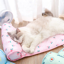 Load image into Gallery viewer, HiFuzzyPet Washable Cooling Dog Bed with Pillow