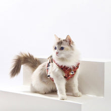Load image into Gallery viewer, HiFuzzyPet Fashionable Cat Harness and Leash Set - Escape Proof Cat Dog Walking Harness