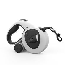 Load image into Gallery viewer, HiFuzzyPet Retractable Dog Leash with Lights and Poop Bag Holder- 16Ft