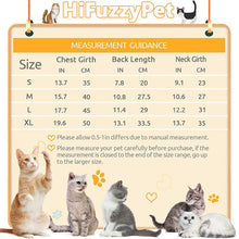 Load image into Gallery viewer, cat recovery suit size chart