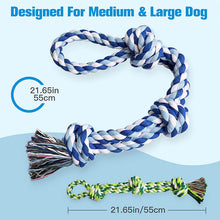 Load image into Gallery viewer, HiFuzzyPet Indestructible Dog Rope Toys for Aggressive Chewers