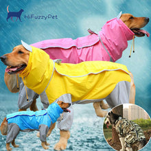 Load image into Gallery viewer, HiFuzzyPet Lightweight Dog Raincoat with Detachable Hat