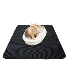 Load image into Gallery viewer, HiFuzzyPet Cat Litter Mat Waterproof Double-Layer Foldable