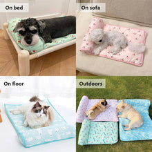 Load image into Gallery viewer, HiFuzzyPet Washable Cooling Dog Bed with Pillow