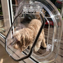 Load image into Gallery viewer, HiFuzzyPet 4 Locking Ways Cat Door For Patios Screen Door & Windows