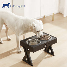 Load image into Gallery viewer, HiFuzzyPet Elevated Dog Bowls for Large Dogs