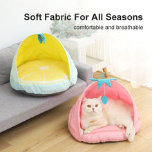 Load image into Gallery viewer, HiFuzzyPet Fruit Cute Cat Bed Pet Tent Bed