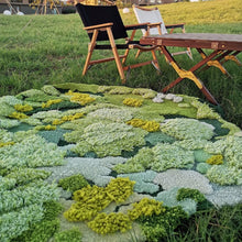 Load image into Gallery viewer, 3D Moss Rug Hand Tufted Wool Pet Rug for Living Room