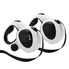 Load image into Gallery viewer, HiFuzzyPet Retractable Dog Leash with Lights and Poop Bag Holder- 16Ft