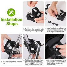 Load image into Gallery viewer, HiFuzzyPet Folding Dog Bike Basket