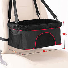 Load image into Gallery viewer, HiFuzzyPet Adjustable Dog Car Booster Seat