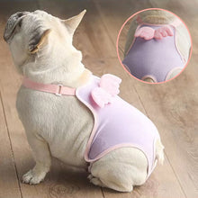 Load image into Gallery viewer, HiFuzzyPet Breathable Cotton Dog Diaper with Suspender