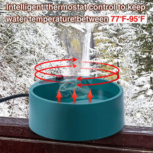 Load image into Gallery viewer, HiFuzzyPet Winter Heating Water Bowl For Pets