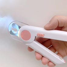 Load image into Gallery viewer, HiFuzzyPet Professional Safe Dog Nail Clippers with LED Lights
