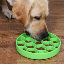 Load image into Gallery viewer, HiFuzzyPet Silicone Slow Feeder Dog Bowl with Suction Cup