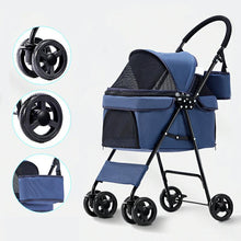 Load image into Gallery viewer, HiFuzzyPet Lightweight Dog Stroller with Bag