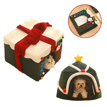 Load image into Gallery viewer, foldable cat Christmas bed