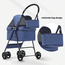 Load image into Gallery viewer, HiFuzzyPet Lightweight Dog Stroller with Bag
