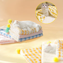 Load image into Gallery viewer, blue super soft cat blanket