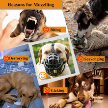 Load image into Gallery viewer, HiFuzzyPet Basket Dog Muzzle with Movable Cover