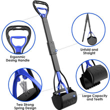 Load image into Gallery viewer, HiFuzzyPet Folding Dog Pooper Scooper With Long Handle