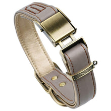 Load image into Gallery viewer, HiFuzzyPet Leather Dog Collar with Quick Release Buckle